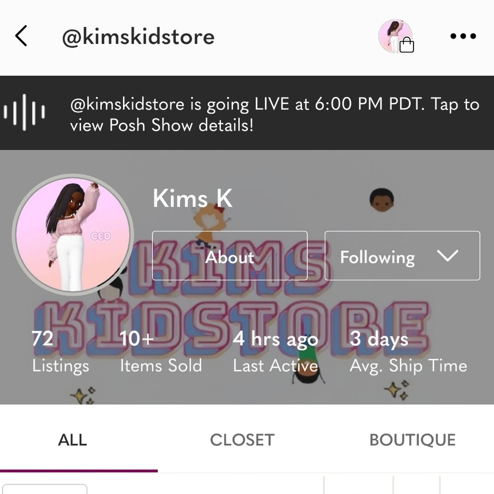 Follow Kimskidstore 🌟